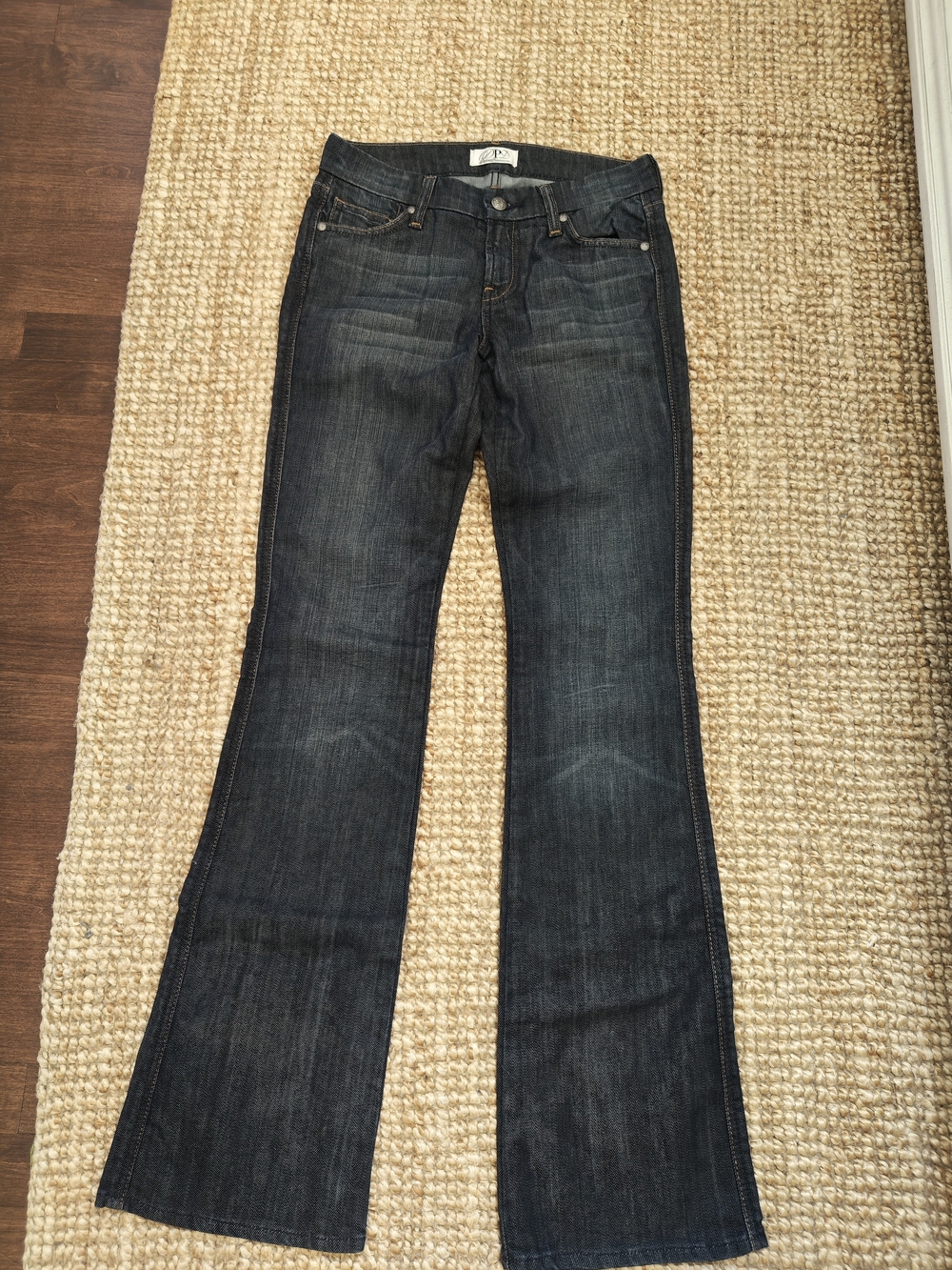 Y2K Dark Blue Flare Jeans - Wide Leg